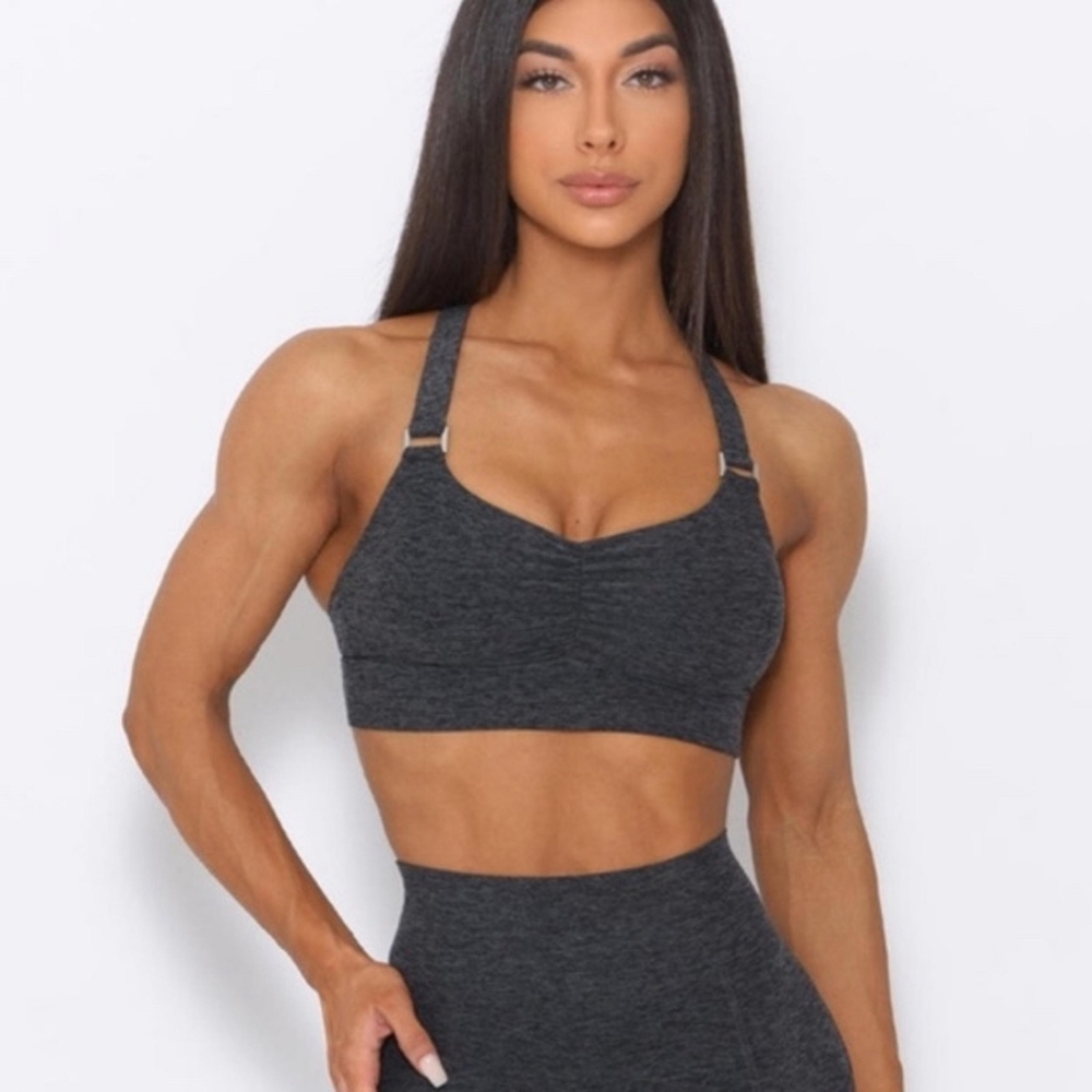 Bombshell Perfection Bra Graphite Heathered Charc… - image 2